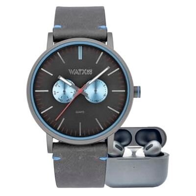 Watx Analog RELOJ6_44, Grå, Bohemisk Watx Analog RELOJ6_44, Grå, Bohemisk