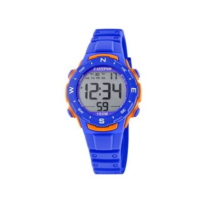 Calypso unisex digital kvartsklocka med plastrem K5801/3 Calypso unisex digital kvartsklocka med plastrem K5801/3
