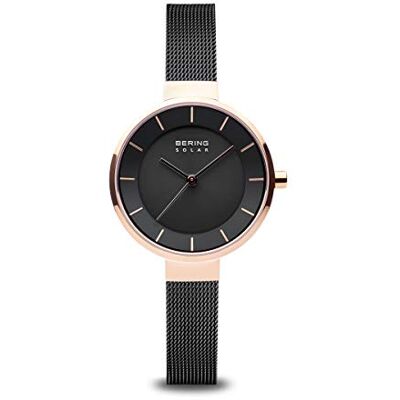 BERING Kvinnor Analogt Solar Collection armbandsur medRostfritt stål Armband och Safirglas 14631-166 BERING Kvinnor Analogt Solar Collection armbandsur medRostfritt stål Armband och Safirglas 14631-166