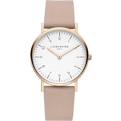 LIEBESKIND Berlin LT-0166-LQ Dam Klocka, Beige, Rosé LIEBESKIND Berlin LT-0166-LQ Dam Klocka, Beige, Rosé