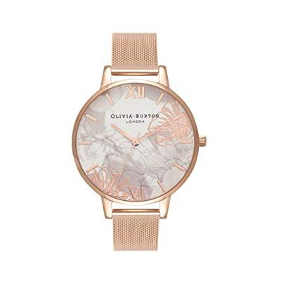 Olivia Burton Dam analog japansk kvartsklocka med rostfritt stål OB16VM15 Olivia Burton Dam analog japansk kvartsklocka med rostfritt stål OB16VM15