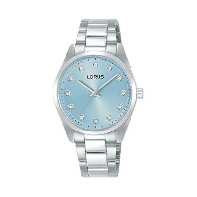 Lorus Damer analog kvartsur med rostfritt stål armband RG323XX9, silver Lorus Damer analog kvartsur med rostfritt stål armband RG323XX9, silver