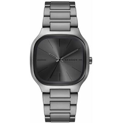 Skagen Mellem Klocka för herr, Quartz trehandsverk med armband i rostfritt stål Skagen Mellem Klocka för herr, Quartz trehandsverk med armband i rostfritt stål