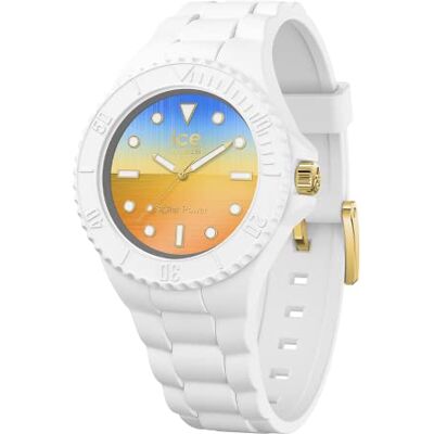 ICE-WATCH ICE generation Solar Sunrise Vit damklocka med silikonband 020391 (Medium) ICE-WATCH ICE generation Solar Sunrise Vit damklocka med silikonband 020391 (Medium)