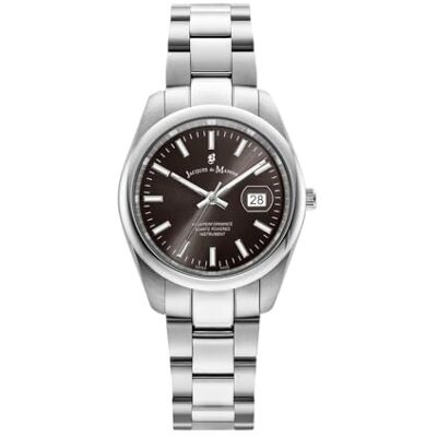 B JACQUES DU MANOIR Jacques Du Manoir dam analog klocka med rostfritt stål armband JWL03803, silver B JACQUES DU MANOIR Jacques Du Manoir dam analog klocka med rostfritt stål armband JWL03803, silver
