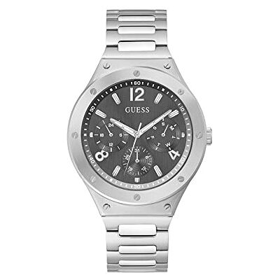 GUESS US multifunktion klocka med silverton, en, SILVER, en storlek, armband GUESS US multifunktion klocka med silverton, en, SILVER, en storlek, armband