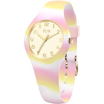 ICE-WATCH ICE tie and dye Crystal rose Rosa damklocka med plastarmband 022596 (Extra liten) ICE-WATCH ICE tie and dye Crystal rose Rosa damklocka med plastarmband 022596 (Extra liten)