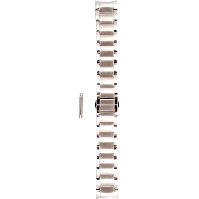 Giorgio Armani armbandsur för män 22 mm, silver rostfritt stål, original ersättningsband för AR2434, silver, Klassisk Giorgio Armani armbandsur för män 22 mm, silver rostfritt stål, original ersättningsband för AR2434, silver, Klassisk