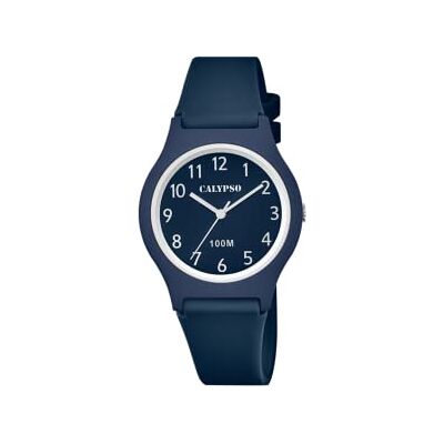 Calypso Analog Kvarts Children's Watch med rem i plast K5798/4, En Storlek, rem Calypso Analog Kvarts Children's Watch med rem i plast K5798/4, En Storlek, rem