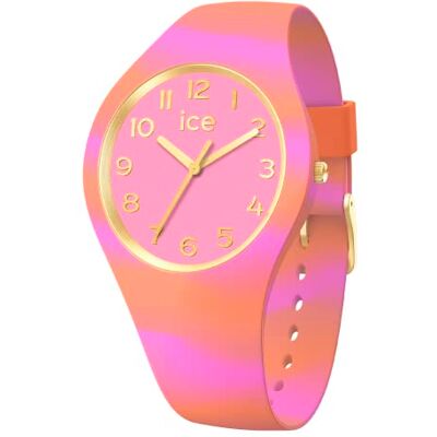 ICE-WATCH ICE tie and dye Coral Orange damklocka med silikonband 020948 (Small) ICE-WATCH ICE tie and dye Coral Orange damklocka med silikonband 020948 (Small)