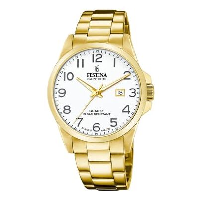 Festina SWISS MADE RELOGIO, Vit, armband, Vit, armband Festina SWISS MADE RELOGIO, Vit, armband, Vit, armband
