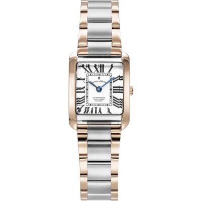 B JACQUES DU MANOIR Jacques Du Manoir dam analog klocka med rostfritt stål armband JWL04404, rosa B JACQUES DU MANOIR Jacques Du Manoir dam analog klocka med rostfritt stål armband JWL04404, rosa