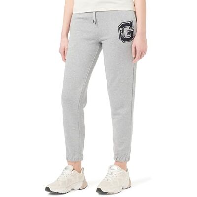 GANT REG G G sweatpants, Grå melange, S GANT REG G G sweatpants, Grå melange, S