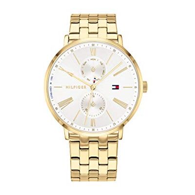 Tommy Hilfiger Damklockor analog kvarts 32005939, Guld, One Size, Armband Tommy Hilfiger Damklockor analog kvarts 32005939, Guld, One Size, Armband