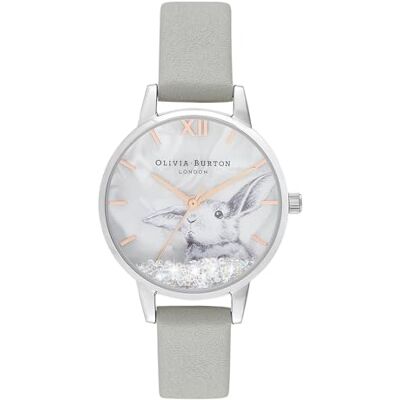 Olivia Burton Damer analog kvarts armbandsur med läderarmband OB16WL86 Olivia Burton Damer analog kvarts armbandsur med läderarmband OB16WL86