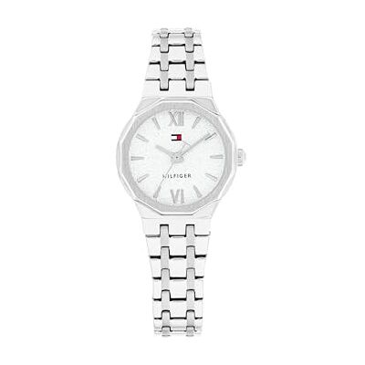Tommy Hilfiger Tre Hand Quartz Rörelseklocka Silver med Silver Rostfritt Stål Armband 1782889 Tommy Hilfiger Tre Hand Quartz Rörelseklocka Silver med Silver Rostfritt Stål Armband 1782889