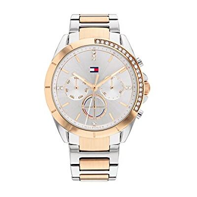 Tommy Hilfiger Analogt kvartsur för kvinnor, Grå, Klocka Tommy Hilfiger Analogt kvartsur för kvinnor, Grå, Klocka