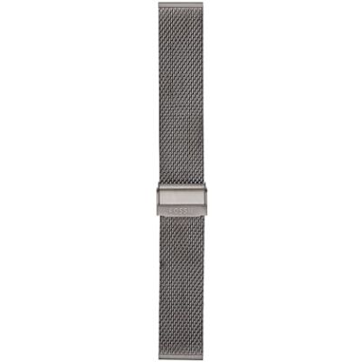 Fossil 22mm rökstålmaskarmband, S221441 Fossil 22mm rökstålmaskarmband, S221441