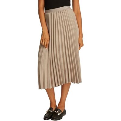 Tommy Hilfiger Dam FLUID VECKAD PULL ON MIDIKJOL WW0WW43886, beige, 44, Beige (beige), 70 SE Tommy Hilfiger Dam FLUID VECKAD PULL ON MIDIKJOL WW0WW43886, beige, 44, Beige (beige), 70 SE