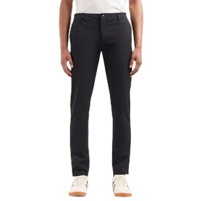 Giorgio Armani Emporio Armani mäns Ultra Stretch Twill Joggingbyxor, Svart, 30, Svart, 38 SE Giorgio Armani Emporio Armani mäns Ultra Stretch Twill Joggingbyxor, Svart, 30, Svart, 38 SE