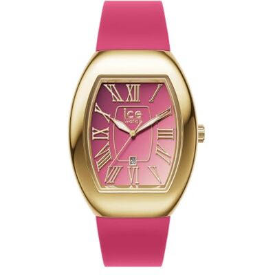 ICE-WATCH ICE boliday Dome Metal Pink gold Montre dorée pour femme avec bracelet en silicone 024050 (Small) ICE-WATCH ICE boliday Dome Metal Pink gold Montre dorée pour femme avec bracelet en silicone 024050 (Small)