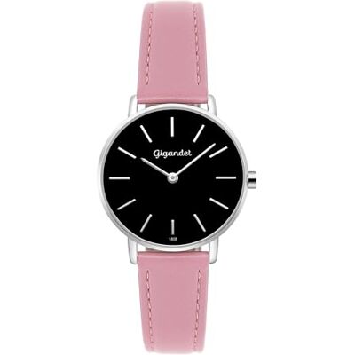 Gigandet Damer analog japansk kvartsurverk klocka med läderarmband G36-019, ROSA Gigandet Damer analog japansk kvartsurverk klocka med läderarmband G36-019, ROSA