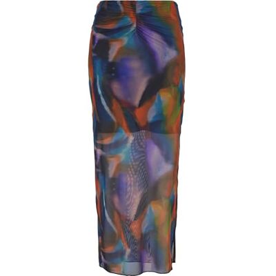 Urban Classics dam kjol dam AOP Mesh Tube kjol multicolor reflection XS, Flerfärgad reflektion, XS Urban Classics dam kjol dam AOP Mesh Tube kjol multicolor reflection XS, Flerfärgad reflektion, XS