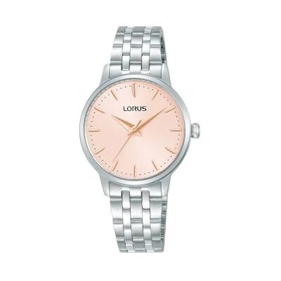 Lorus Damer analog kvartsur med rostfritt stål armband RG319XX9, silver Lorus Damer analog kvartsur med rostfritt stål armband RG319XX9, silver