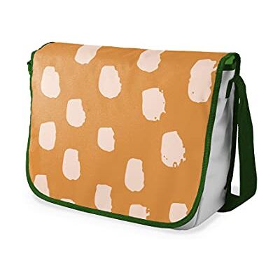 Bonamaison Digitalt tryckta Messenger-skolväskor med Kaki Band för flickor och pojkar, axelväskor för studenter, tillbaka till skolan, Storlek: 29x36 Cm, Flerfärgad, messenger skolväskor för flickor Bonamaison Digitalt tryckta Messenger-skolväskor med Kaki Band för flickor och pojkar, axelväskor för studenter, tillbaka till skolan, Storlek: 29x36 Cm, Flerfärgad, messenger skolväskor för flickor