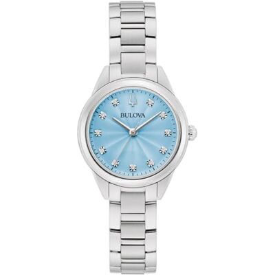 Bulova Damer analog kvartsur med rostfritt stål armband 96P250 Bulova Damer analog kvartsur med rostfritt stål armband 96P250