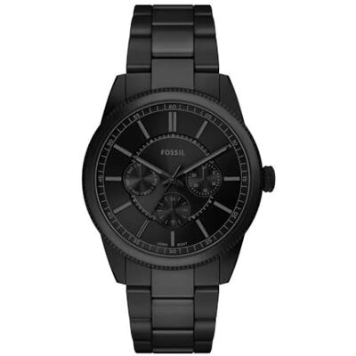 Fossil Pearson Klocka för Herr, Kvarts Multifunktions Urverk med armband i rostfritt stål eller läder Fossil Pearson Klocka för Herr, Kvarts Multifunktions Urverk med armband i rostfritt stål eller läder