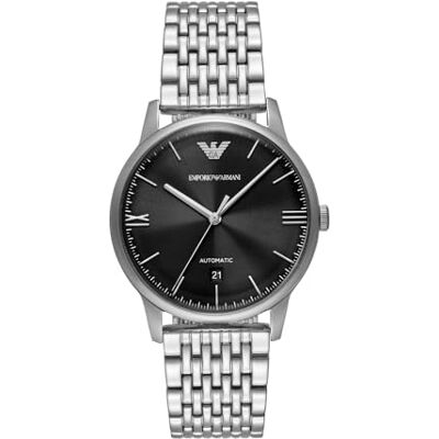 Giorgio Armani Watch For Men, Quartz Three hand date movement med rostfritt stål, läder eller silikonrem Giorgio Armani Watch For Men, Quartz Three hand date movement med rostfritt stål, läder eller silikonrem