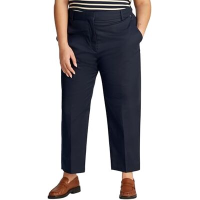 Tommy Hilfiger kvinnors CRV CO SLIM RAIGHT KINO WW0WW46085, blå, 52, Blå (mörk natt marinblå), 52 Tommy Hilfiger kvinnors CRV CO SLIM RAIGHT KINO WW0WW46085, blå, 52, Blå (mörk natt marinblå), 52