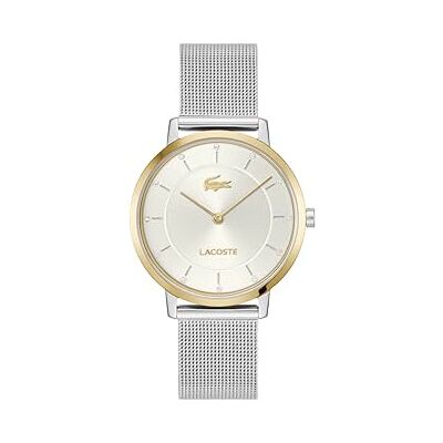 Lacoste Analog Quartz klocka för kvinnor Crocorigin Collection med rostfritt stål Mesh armband Lacoste Analog Quartz klocka för kvinnor Crocorigin Collection med rostfritt stål Mesh armband