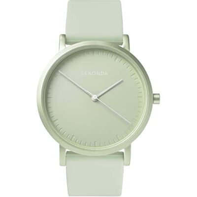 Sekonda 40395 damkvartsur med analog display och grönt silikonarmband 34 mm Sekonda 40395 damkvartsur med analog display och grönt silikonarmband 34 mm
