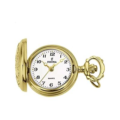 Festina analog kvartsfickur F2033/1, Vitt, Klassisk Festina analog kvartsfickur F2033/1, Vitt, Klassisk