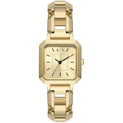Giorgio Armani Watch For Women, Quartz Three hand movement and 27 mm Case Size with Stainless steel strap Giorgio Armani Watch For Women, Quartz Three hand movement and 27 mm Case Size with Stainless steel strap