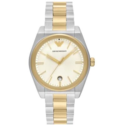Giorgio Armani herr 41 mm silverton rostfritt stål klocka, AR11716 Giorgio Armani herr 41 mm silverton rostfritt stål klocka, AR11716