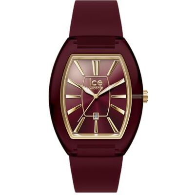 ICE-WATCH , Ice Boliday Women Dome Plastic Cherry, Rött Damur Med Silikonarmband, 025183, Small ICE-WATCH , Ice Boliday Women Dome Plastic Cherry, Rött Damur Med Silikonarmband, 025183, Small