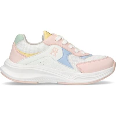 Tommy Hilfiger , Sneakers Color Block snörning, dahlia, flerfärgad, 34, Flerfärgad, 34 EU Tommy Hilfiger , Sneakers Color Block snörning, dahlia, flerfärgad, 34, Flerfärgad, 34 EU