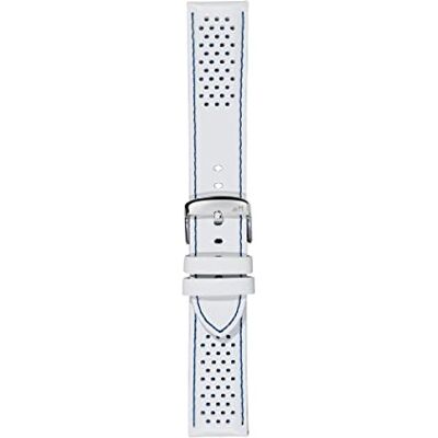 Morellato Unisex rem, SPORT LINE Collection, Mod. Rally, äkta kalvskinn A01X5272C91, Vit, 18mm, rem Morellato Unisex rem, SPORT LINE Collection, Mod. Rally, äkta kalvskinn A01X5272C91, Vit, 18mm, rem