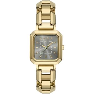 Giorgio Armani Watch For Women, Quartz Three hand movement and 27 mm Case Size with Stainless steel strap Giorgio Armani Watch For Women, Quartz Three hand movement and 27 mm Case Size with Stainless steel strap
