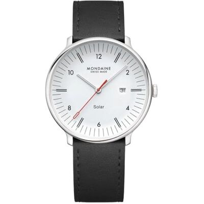 Mondaine Män analog schweizisk kvartsurverk klocka med läderarmband MLE.41910.LBV Mondaine Män analog schweizisk kvartsurverk klocka med läderarmband MLE.41910.LBV
