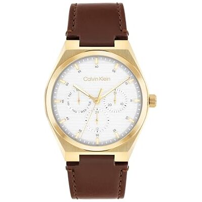 Calvin analog multifunktionskvartsklocka för män CK MOTION Collection Finns med rostfritt stål eller läderarmband Calvin analog multifunktionskvartsklocka för män CK MOTION Collection Finns med rostfritt stål eller läderarmband