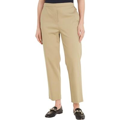 Tommy Hilfiger dam resa smal rak byxa WW0WW43632, andra lediga byxor, beige, 44, Beige (beige), 70 SE Tommy Hilfiger dam resa smal rak byxa WW0WW43632, andra lediga byxor, beige, 44, Beige (beige), 70 SE
