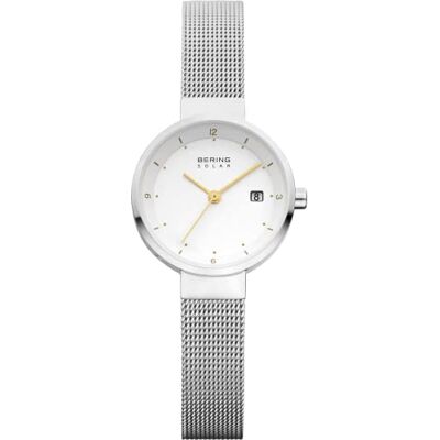 BERING Kvinnor Analogt Quarz Classic Collection armbandsur med Rostfritt stål Armband och Safirglas BERING Kvinnor Analogt Quarz Classic Collection armbandsur med Rostfritt stål Armband och Safirglas