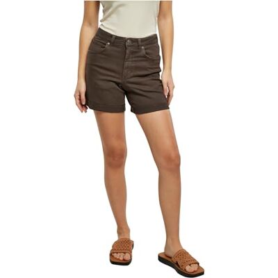 Urban Classics Dam, färgade streck denimshorts, BRUN, 34 SE Urban Classics Dam, färgade streck denimshorts, BRUN, 34 SE