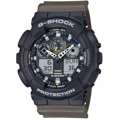 G-Shock Casio Watch GA-100TU-1A3ER, brun, rem, Brun, rem G-Shock Casio Watch GA-100TU-1A3ER, brun, rem, Brun, rem