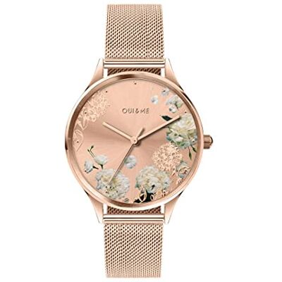 Oui&me Bichette Damklocka, Endast tid, 3H, 38 mm, Roséguld, Sunray, armband Oui&me Bichette Damklocka, Endast tid, 3H, 38 mm, Roséguld, Sunray, armband