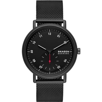 Skagen Kuppel Watch for Men, Quartz Sub dial three hand movement with Stainless steel or Leather Strap Skagen Kuppel Watch for Men, Quartz Sub dial three hand movement with Stainless steel or Leather Strap